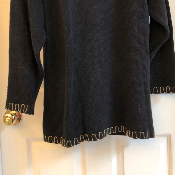 Vintage 1980s Bejeweled Sweater Med Excellent Cond - Picture 11 of 11